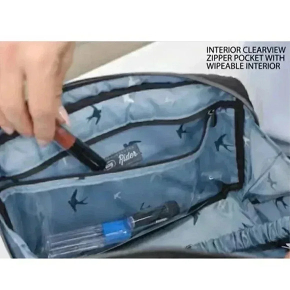 LUG Rider Crossbody / Shoulder Bag / Top Handle Bag - Black - Picture 16 of 16